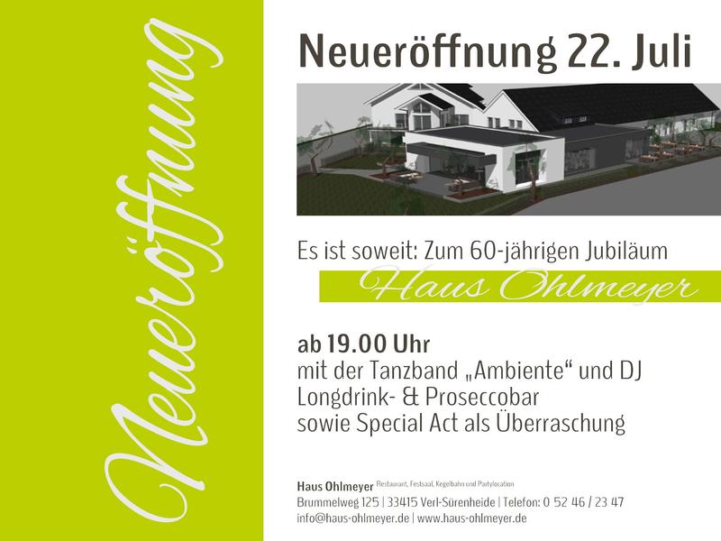 Große Neueröffnung